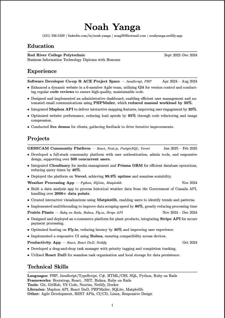 Resume