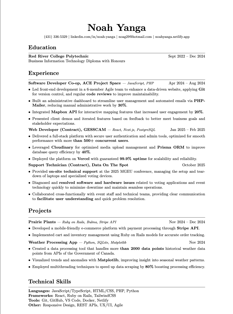 Resume